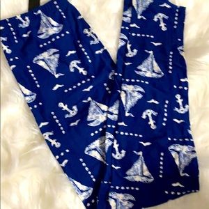Nautical Sailboat Leggings